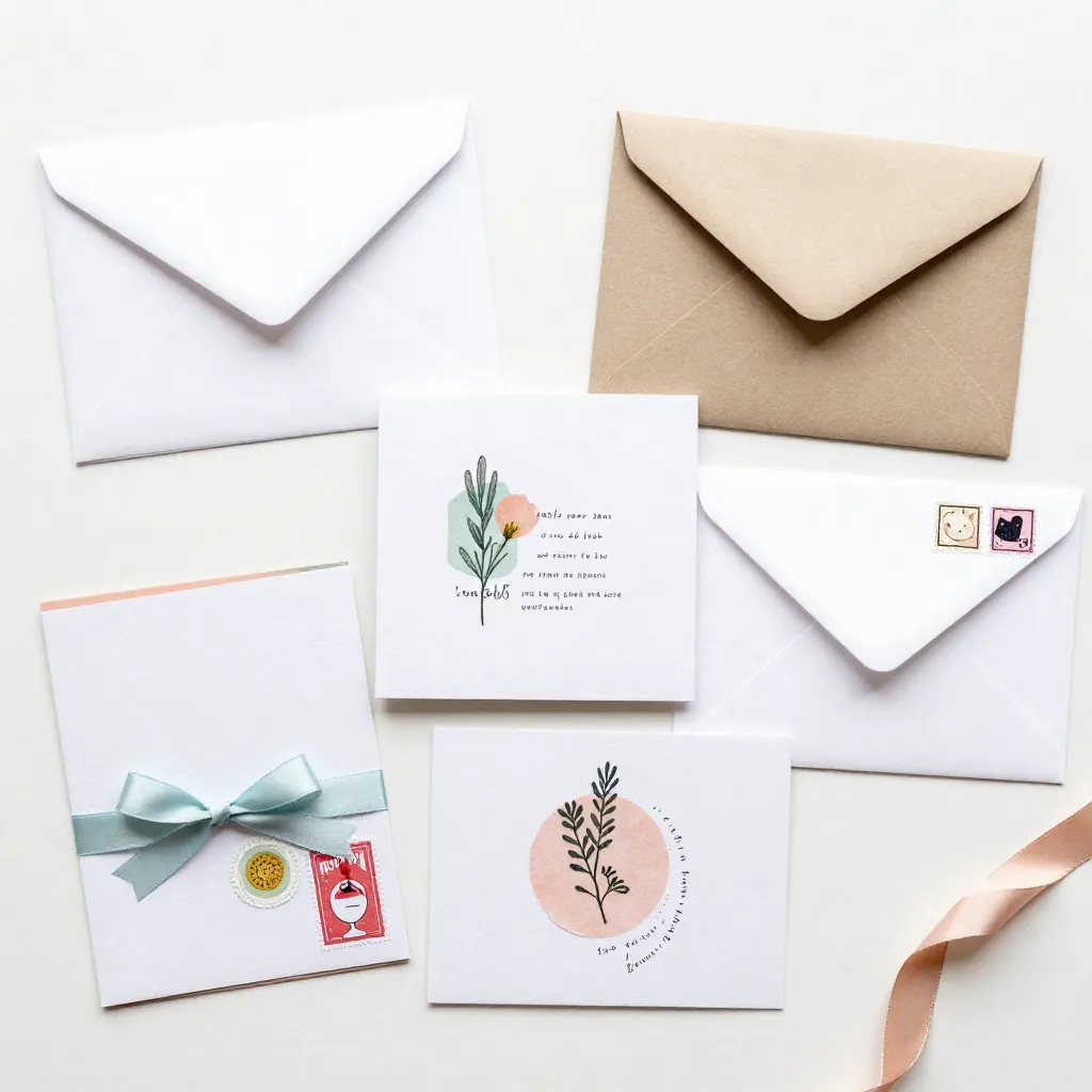 Handgemaakte kerstkaart