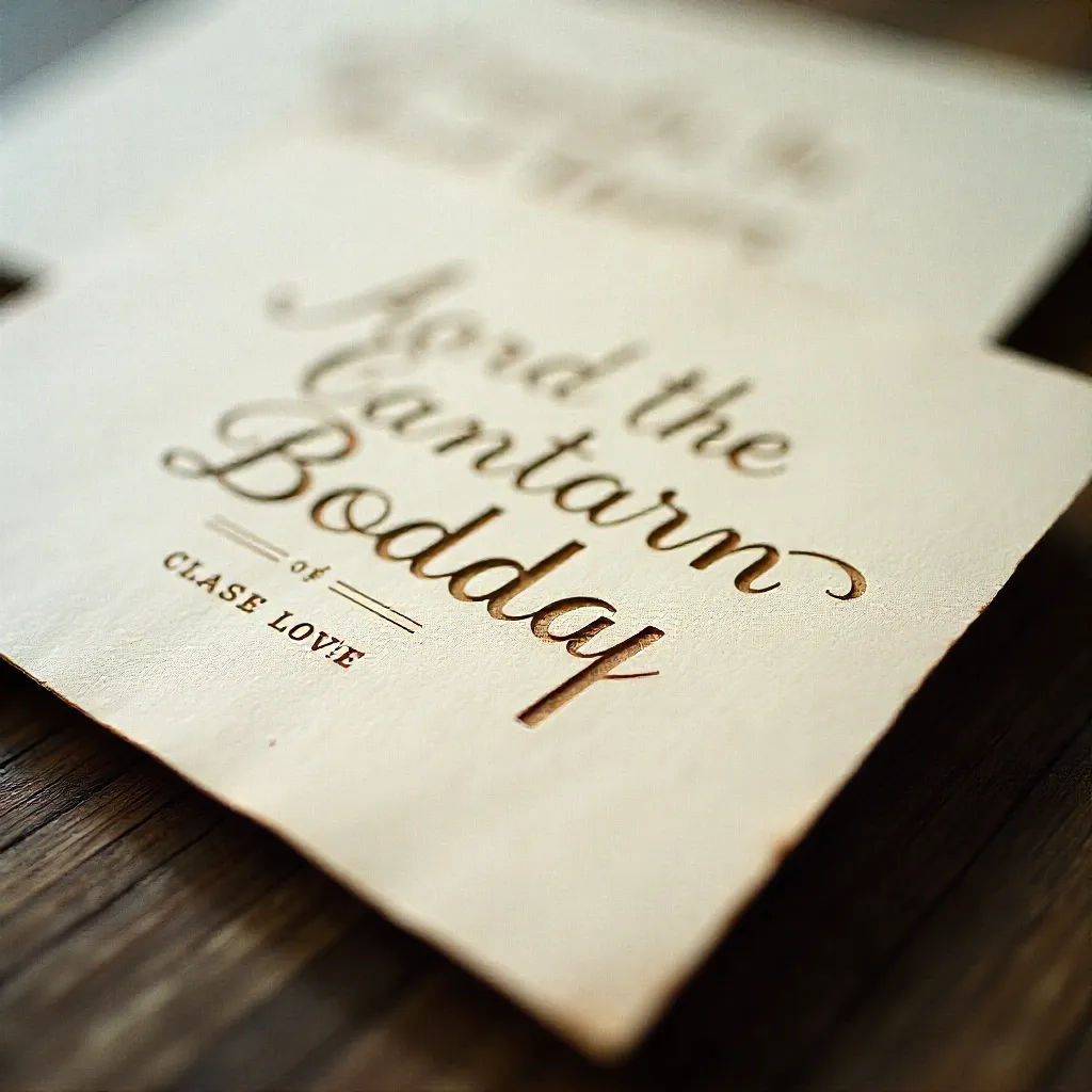 Typografische postkaart