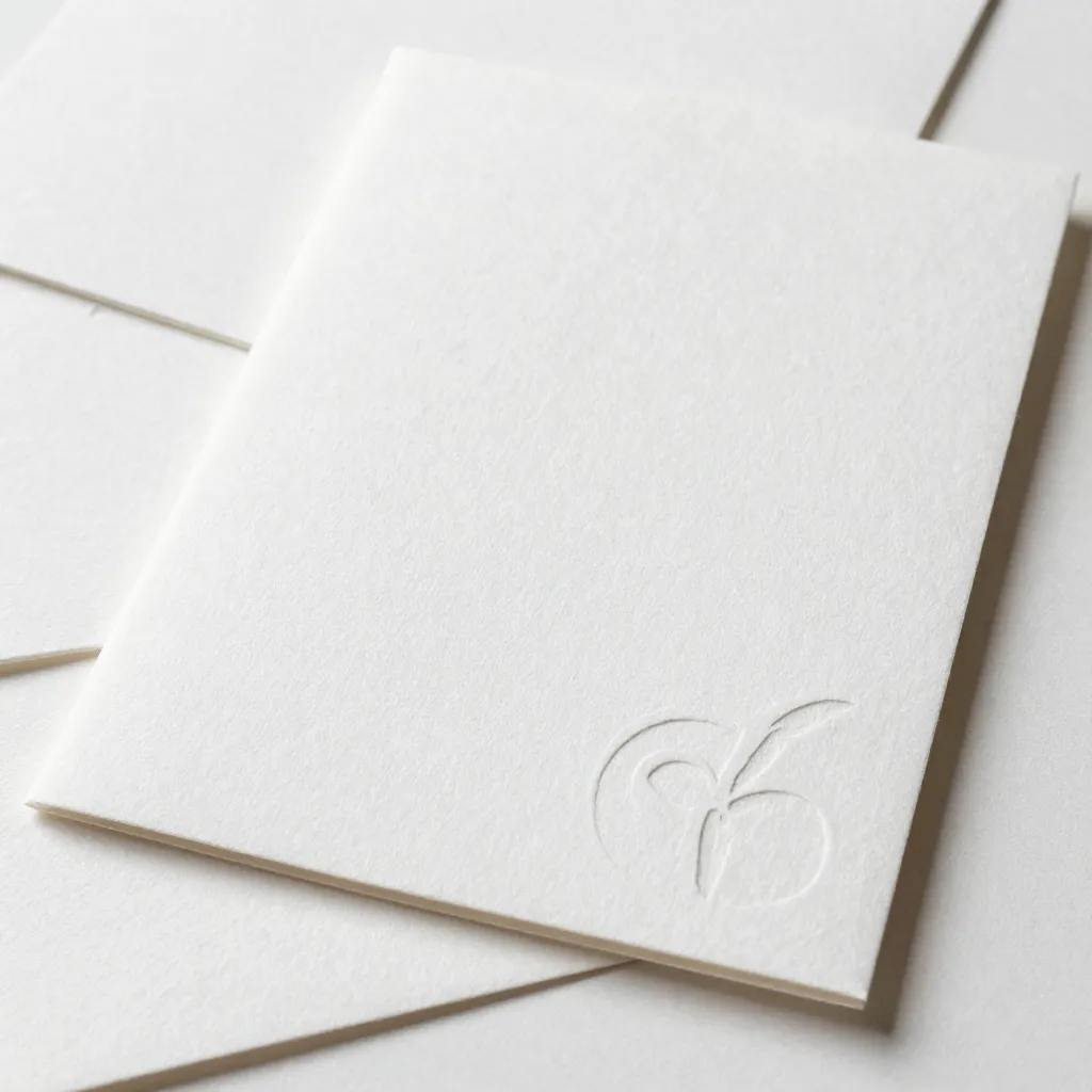 Minimalistische postkaart